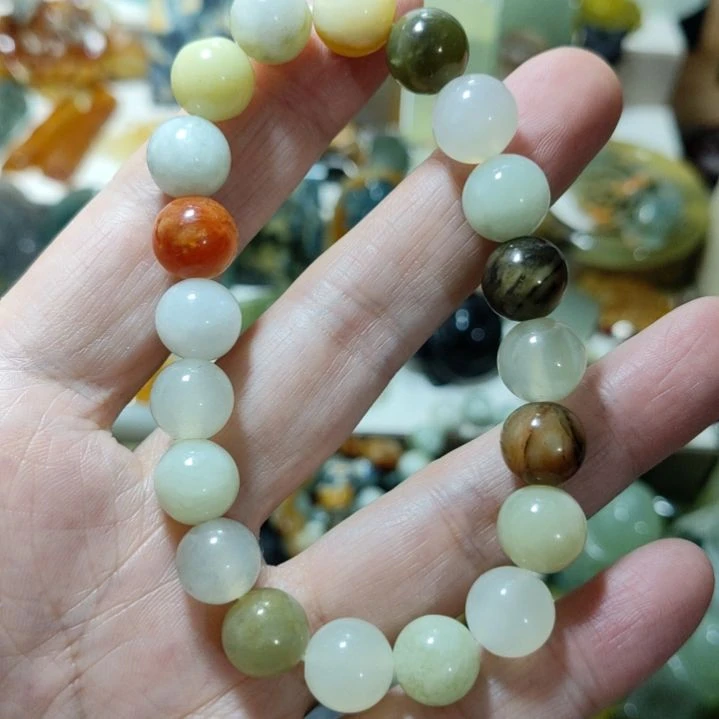 岫玉未镶嵌手串手串