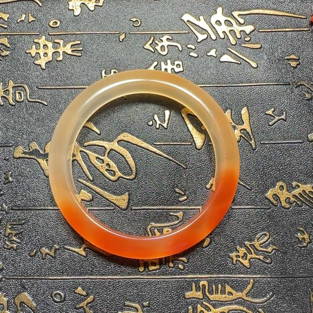 暖***）手镯玛瑙/玉髓未镶嵌原矿无裂冰飘手镯