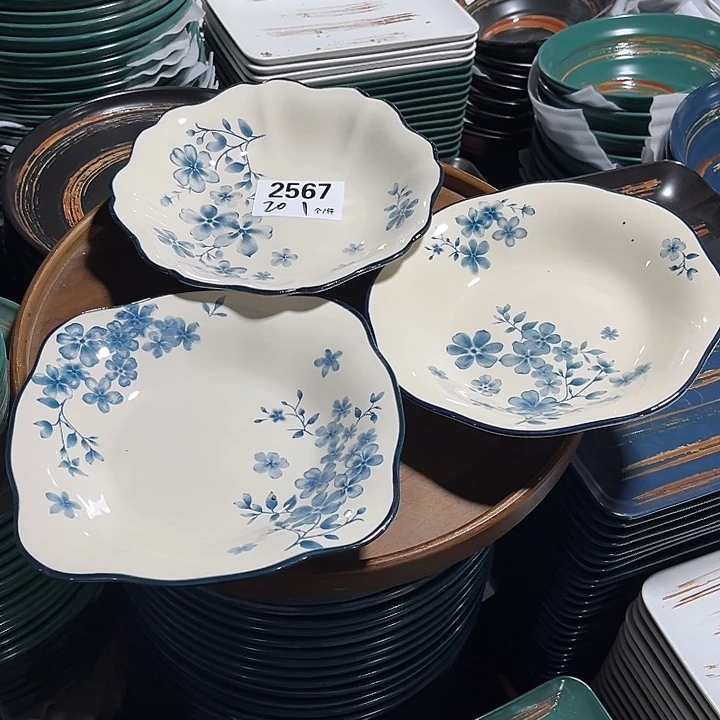 瓷微瑕外贸餐具2567