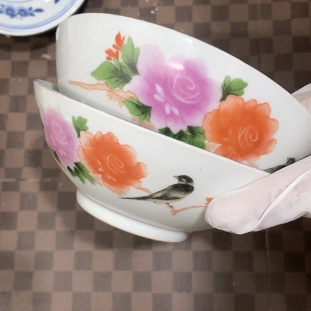 【闪购商品】瓷片用****6景德镇陶瓷15.5公分2个