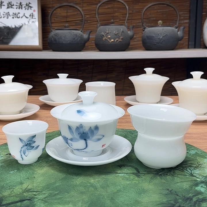 田*冰种手绘150cc 茶滤微瑕