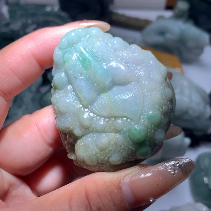 翡翠未镶嵌颈饰保真天然A货翡翠