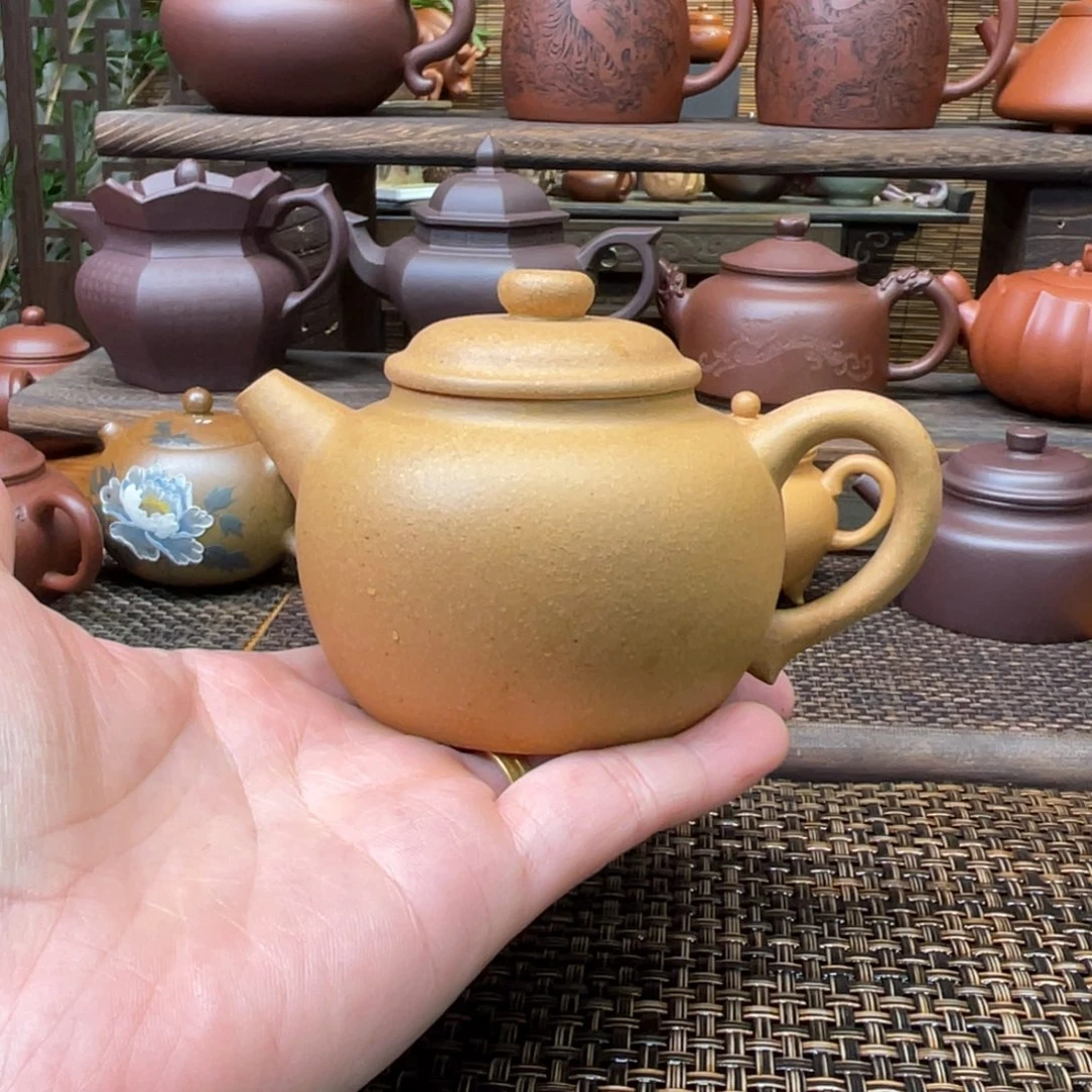 茶壶紫砂宜兴原矿紫砂手工制140