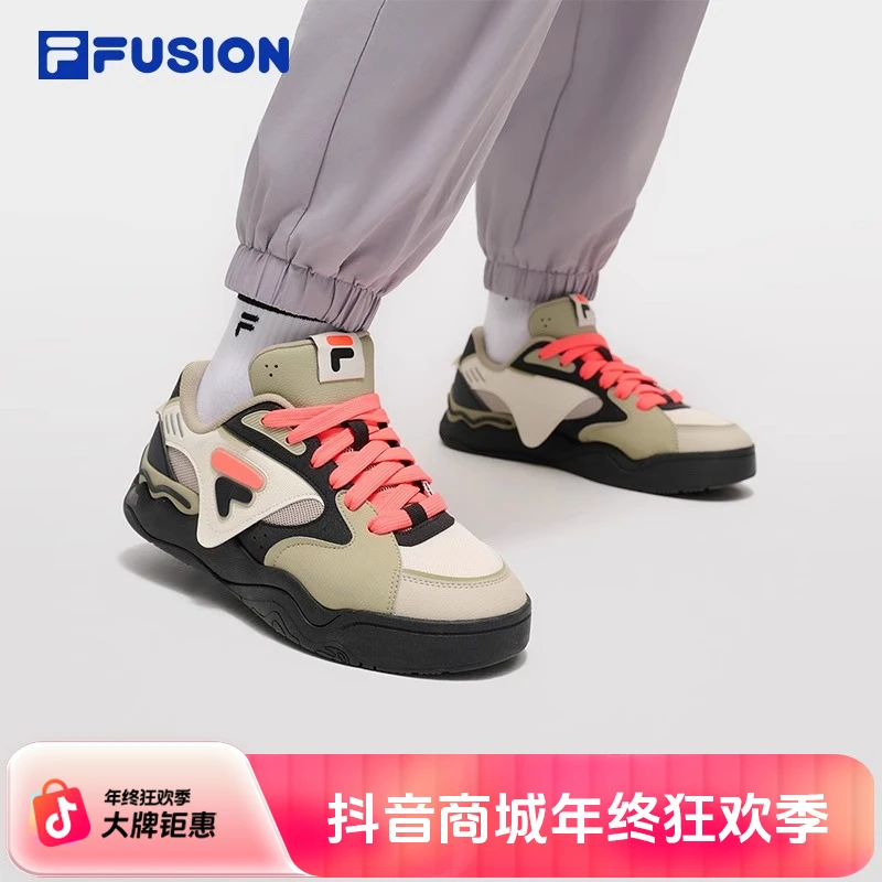 FILA FUSION斐乐潮牌男女鞋KICK II滑板鞋欧若风春新款时尚运动鞋
