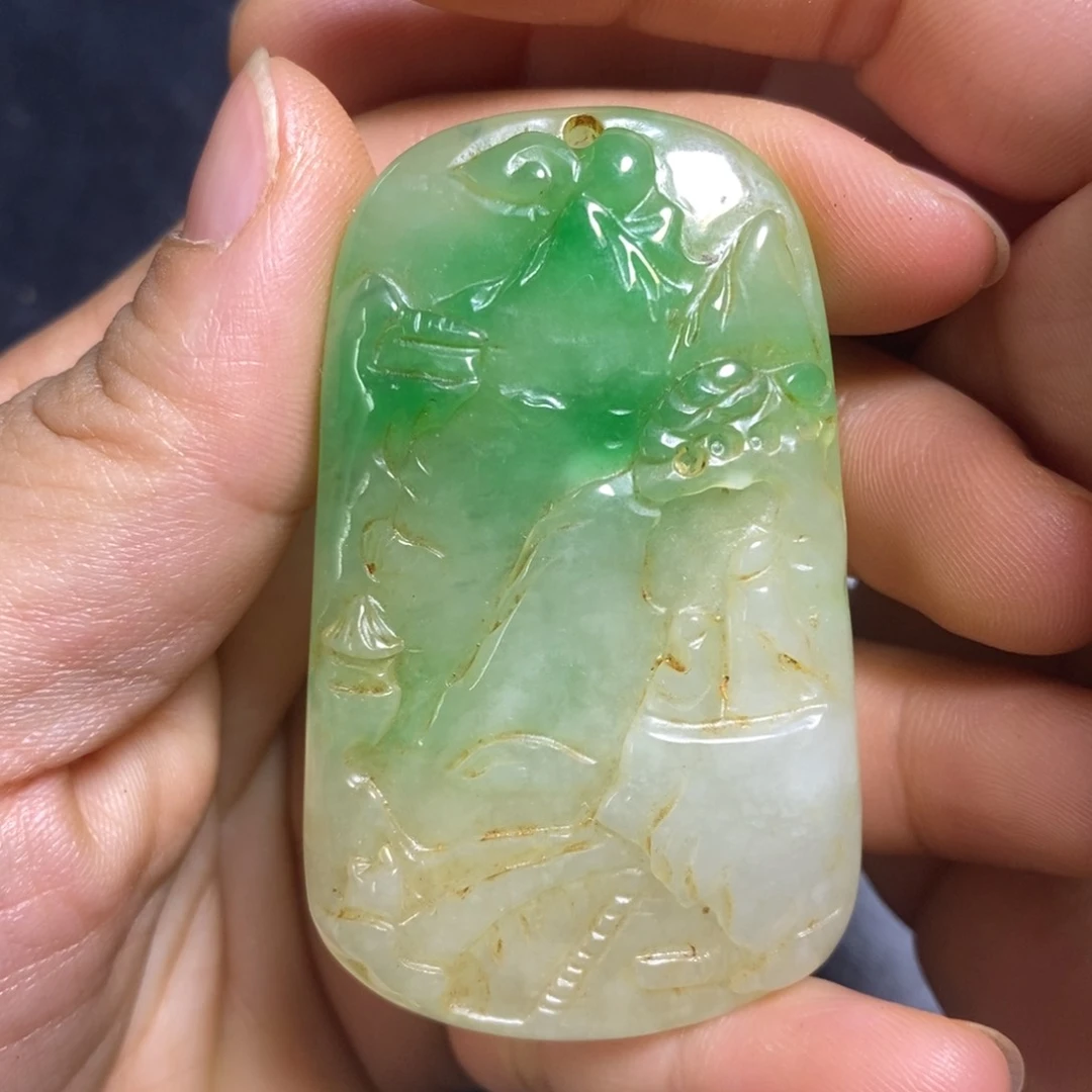 吊坠白玉菩提精品玉