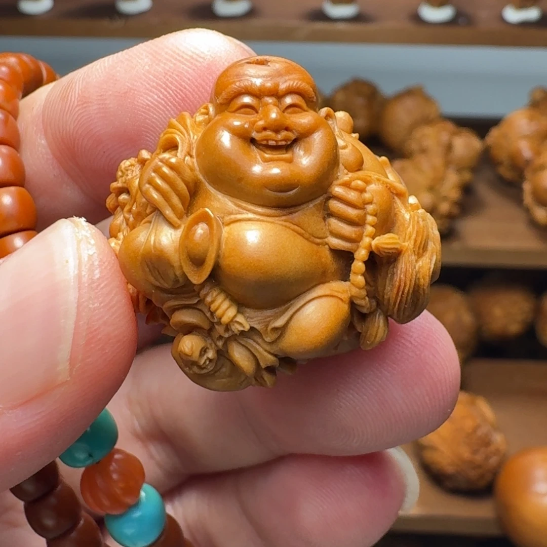 ****言橄榄核手串/手链弥勒