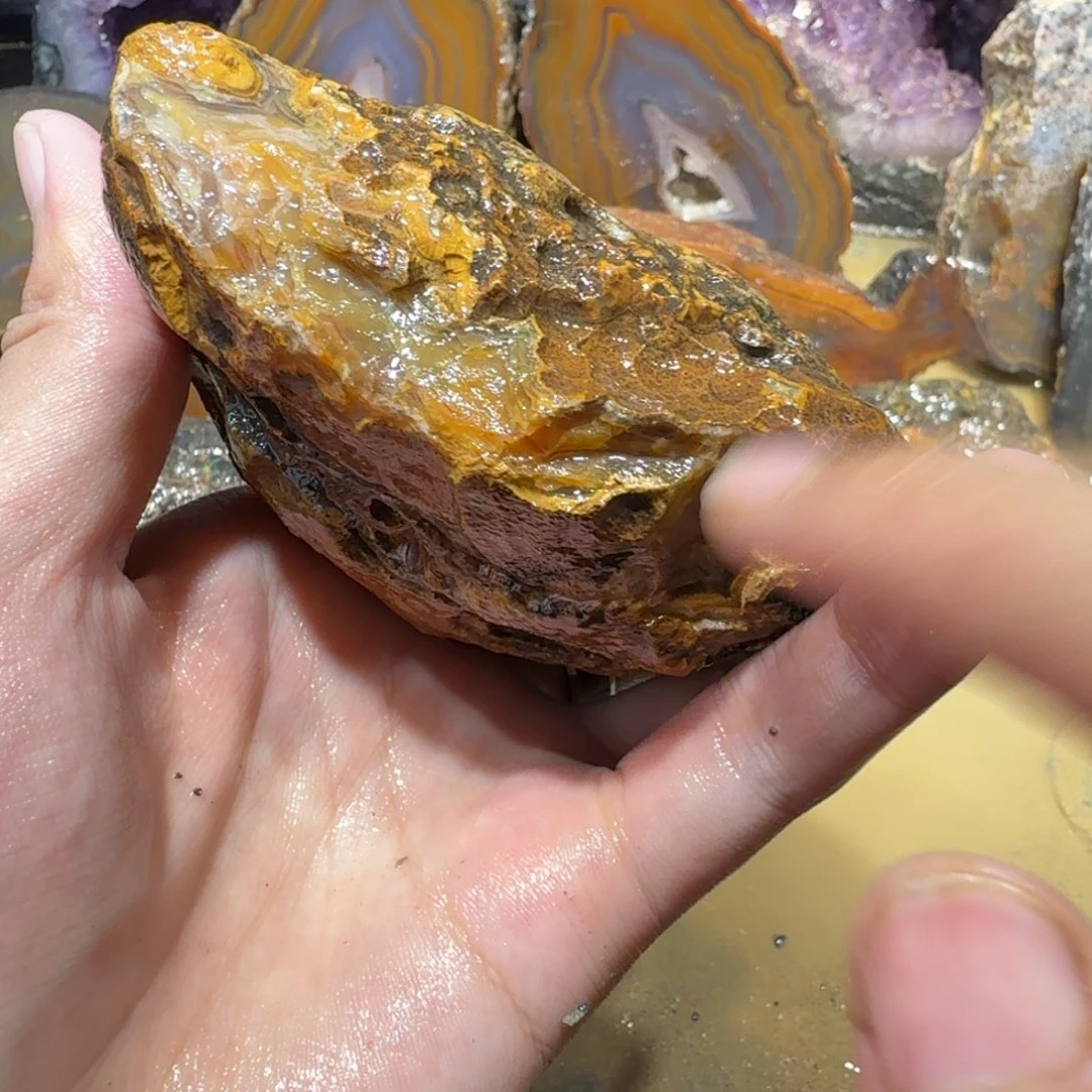 未镶嵌玛瑙/玉髓珠宝半成品