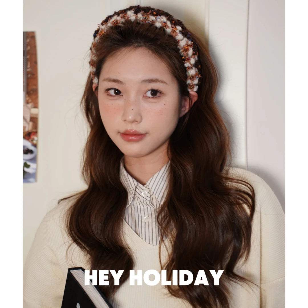 秋冬新款六股辫发箍气质百搭少女发饰简约编织发箍网红复古韩版