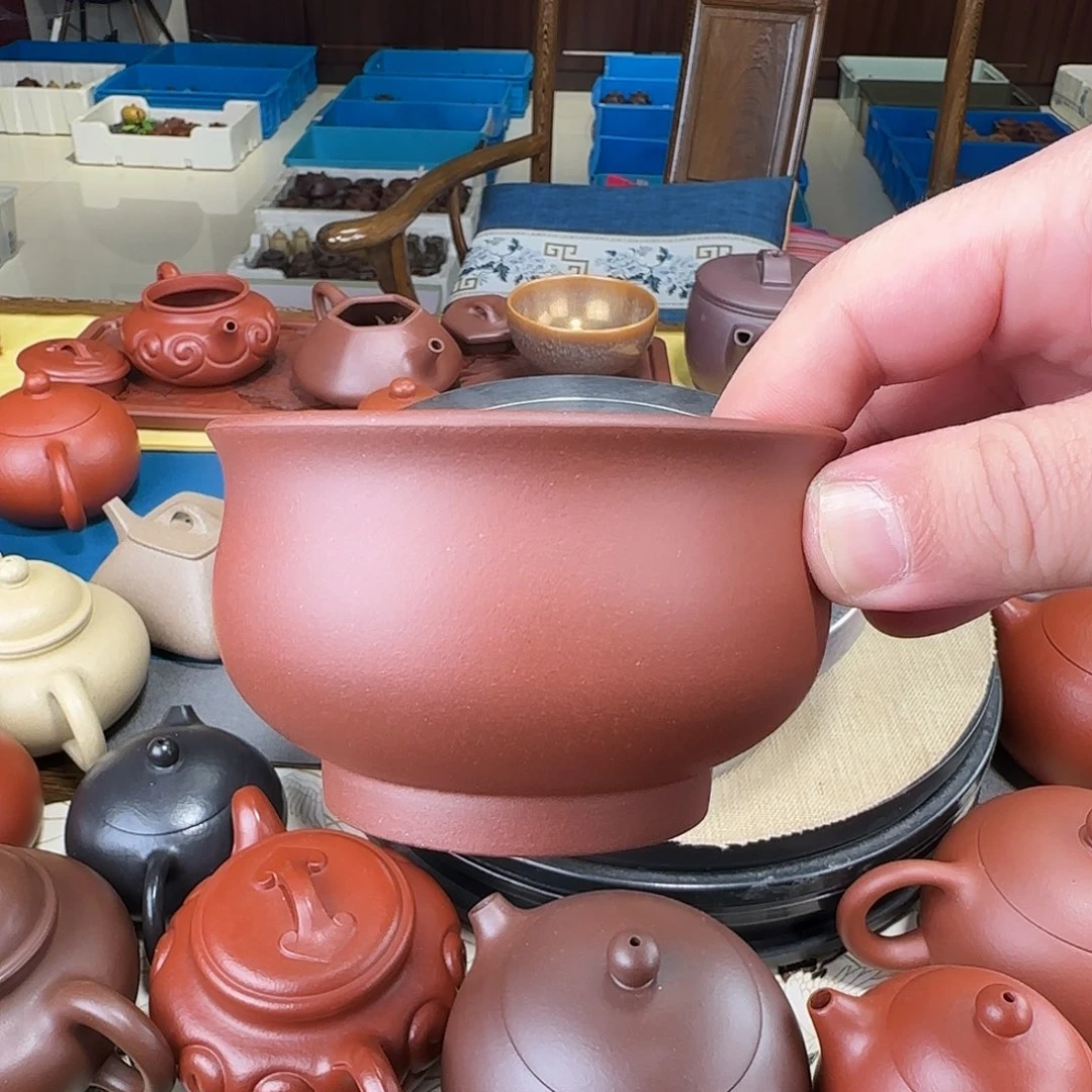 茶壶紫砂杯子紫泥