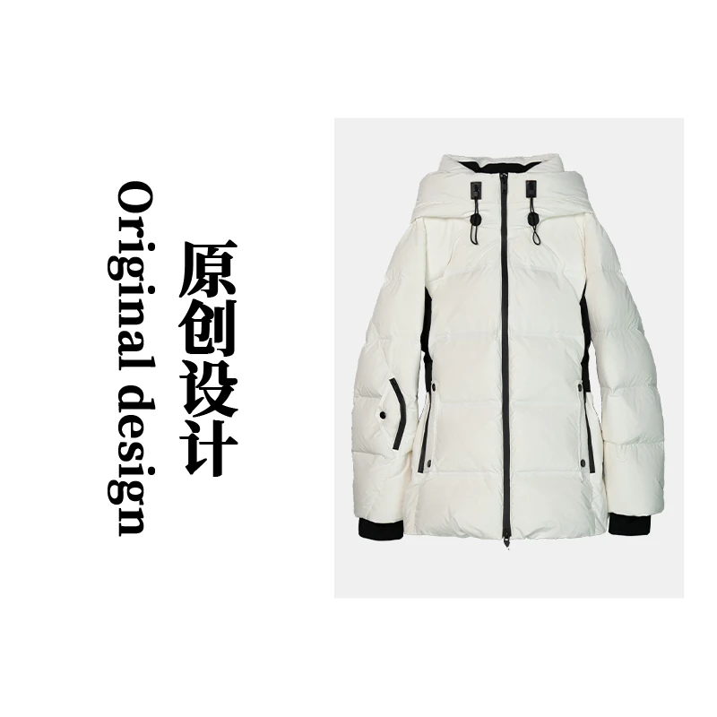 【航睿服饰】一手长收腰户外撞色羽绒服CAJC1221