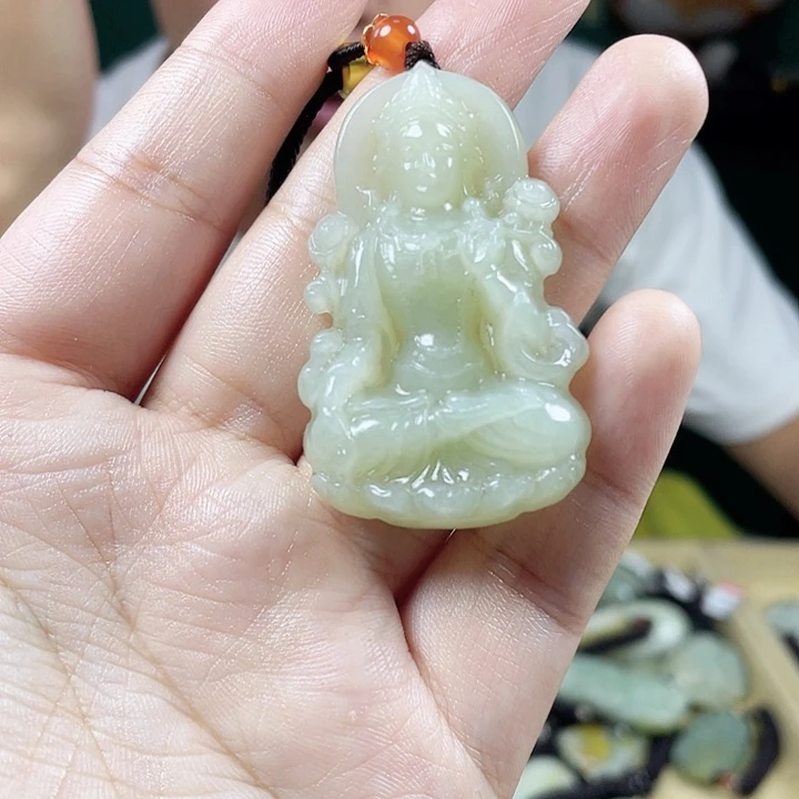 颈饰未镶嵌和田玉多样性发货发一件