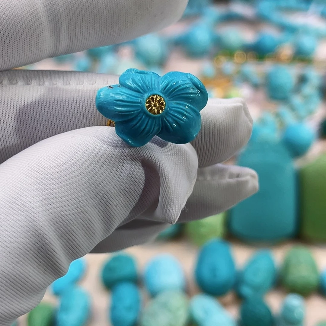 绿松石珠宝奇石未镶嵌