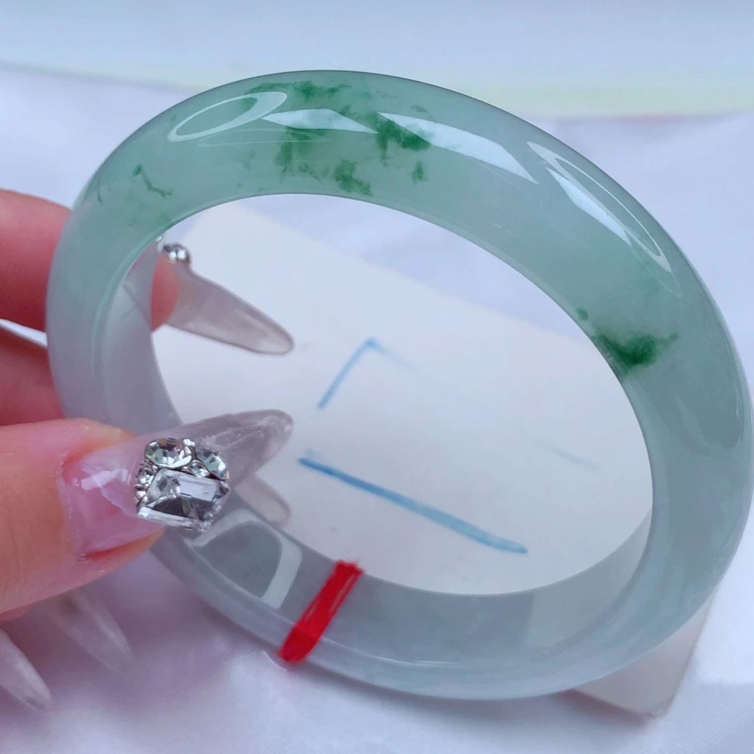 翡翠手镯未镶嵌天然缅甸翡翠A货手镯