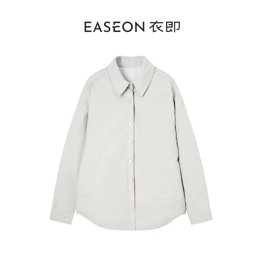 衣即「 晨光」翻领衬衫外套秋季时尚休闲长袖设计感长袖YZ59MF0735