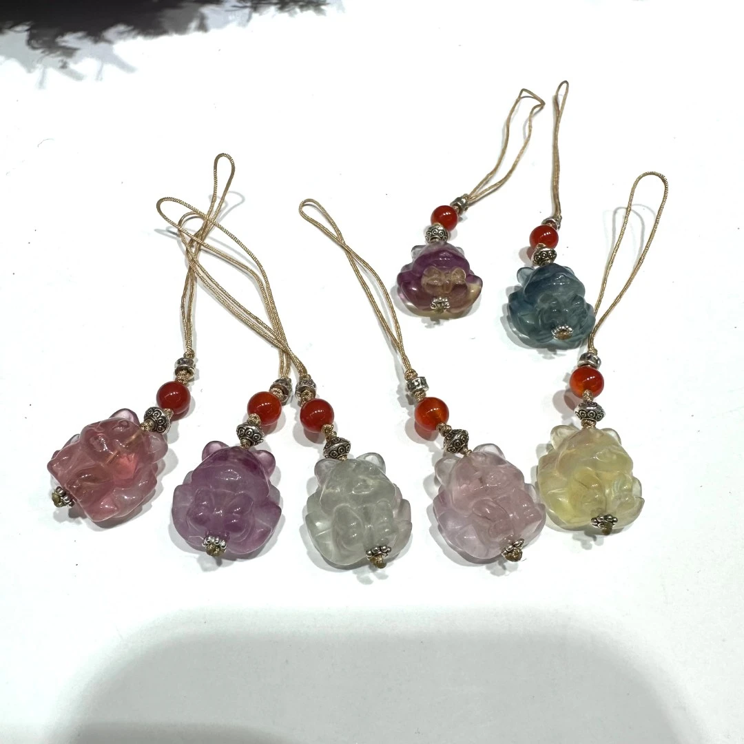 非金属仿水晶手链 anan 九尾手机挂多样性发货发其一