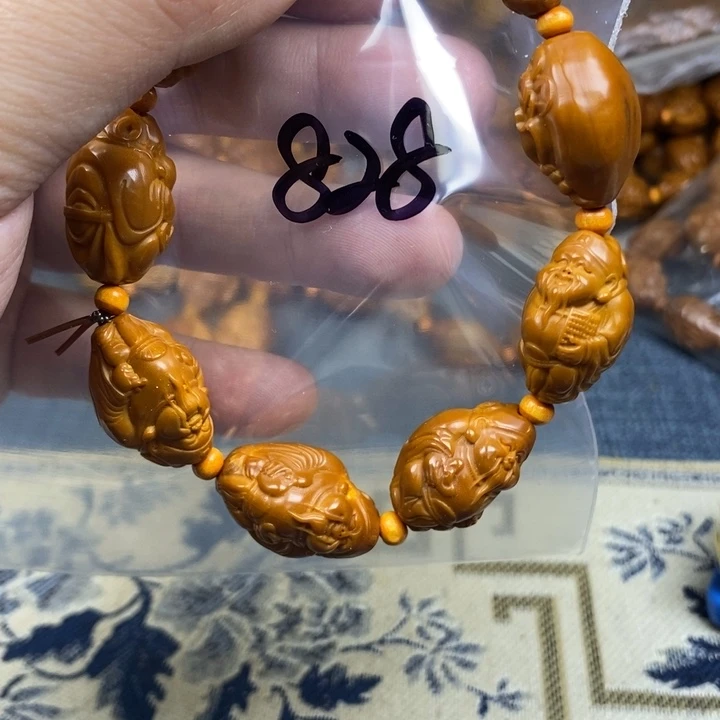 橄榄核手串/手链橄榄核雕工艺手串