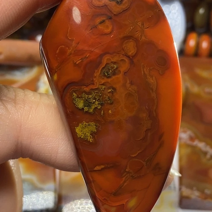 玛瑙/玉髓颈饰未镶嵌绿***湾