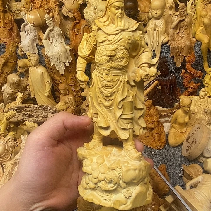 黄杨木黄杨木瑕疵关公