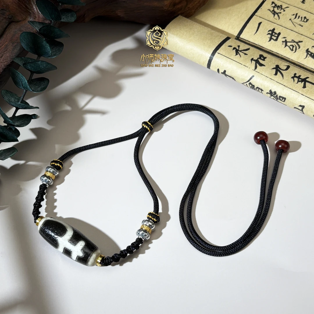 扶摇臻选|搓银双宝瓶玛瑙吊坠