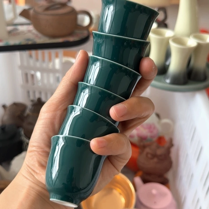微瑕陶瓷茶具茶杯茶壶