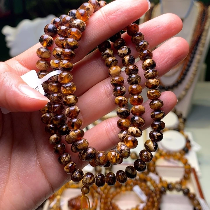 琥珀未镶嵌裸石抚顺琥珀7/Y532