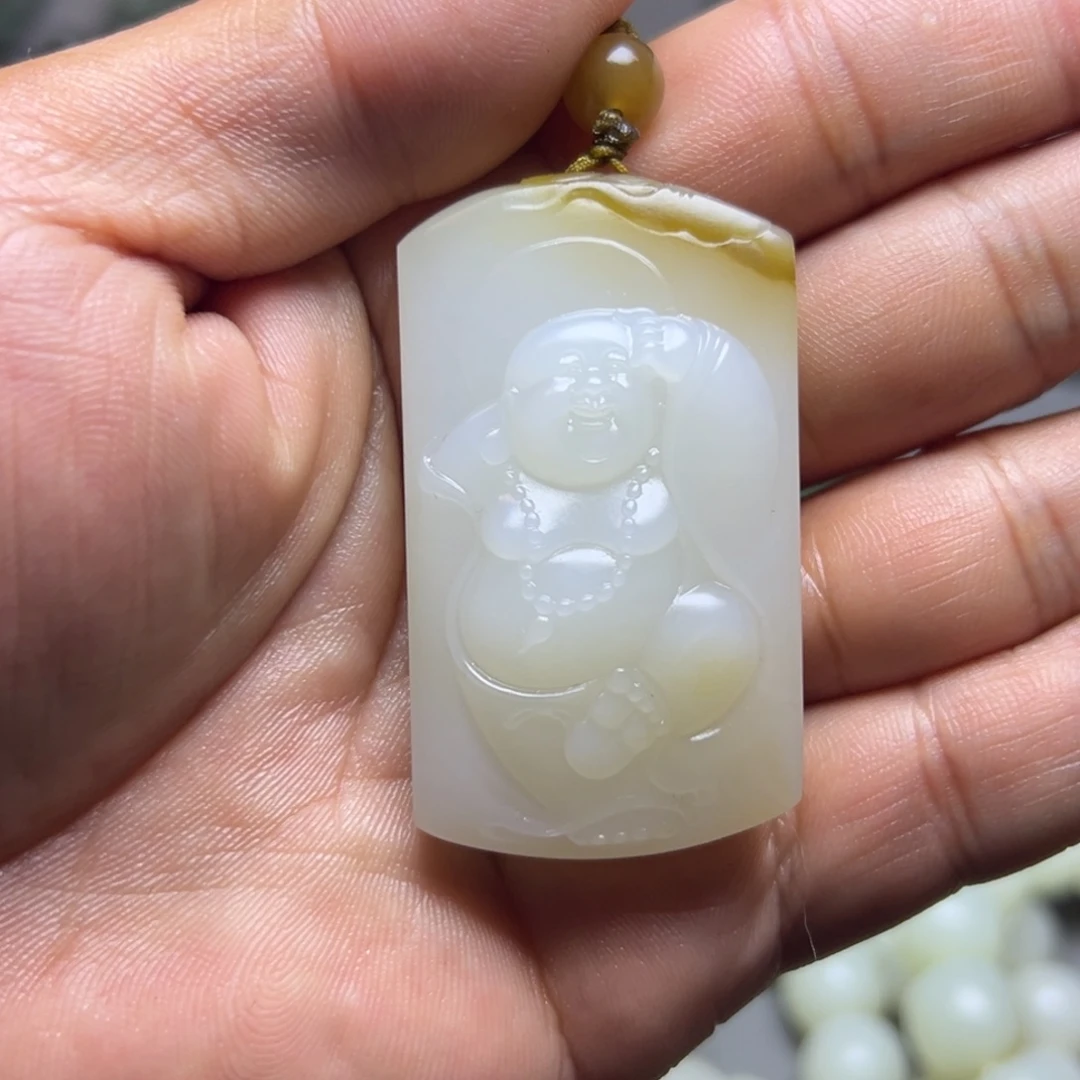 和田玉未镶嵌手链9500