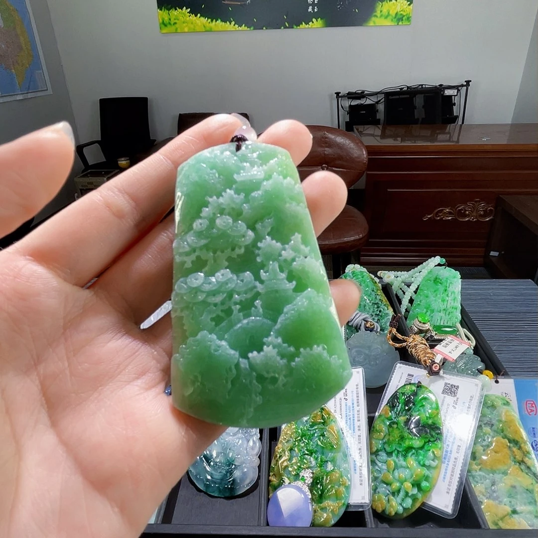 颈饰未镶嵌翡翠翡翠