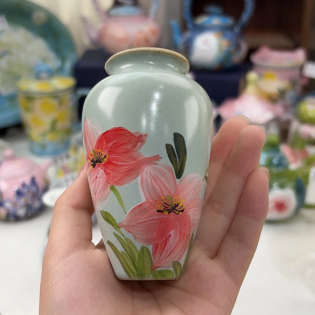 景德镇手绘高温釉下彩陶瓷茶具