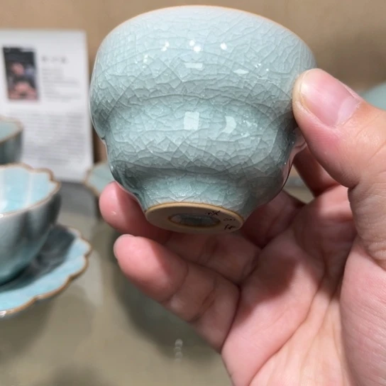 瓷片陶瓷茶具汝瓷茶具