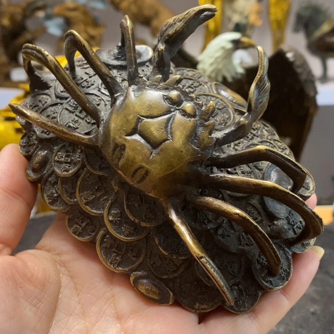 黄铜材质，大螃蟹一个