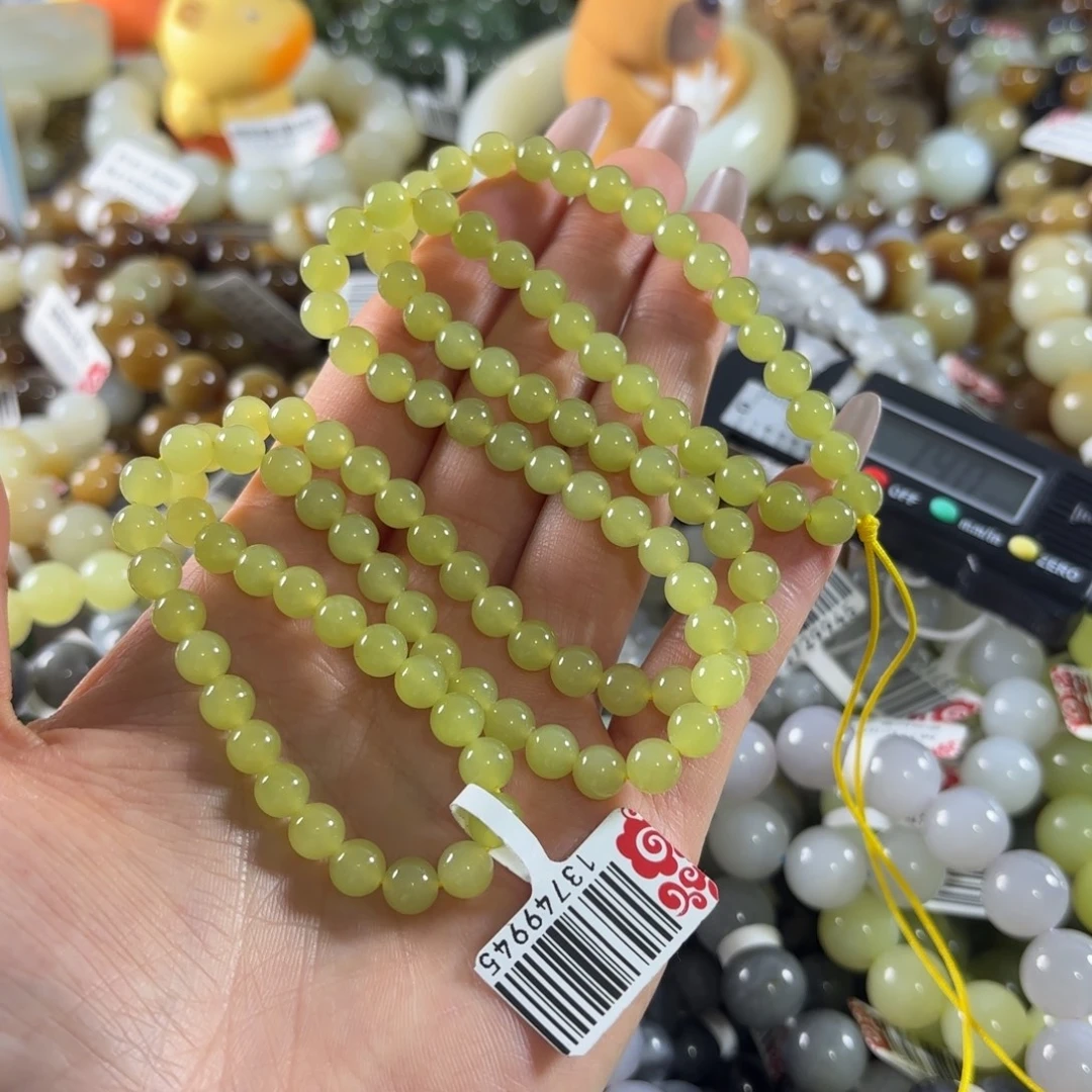 和田玉未镶嵌手串39