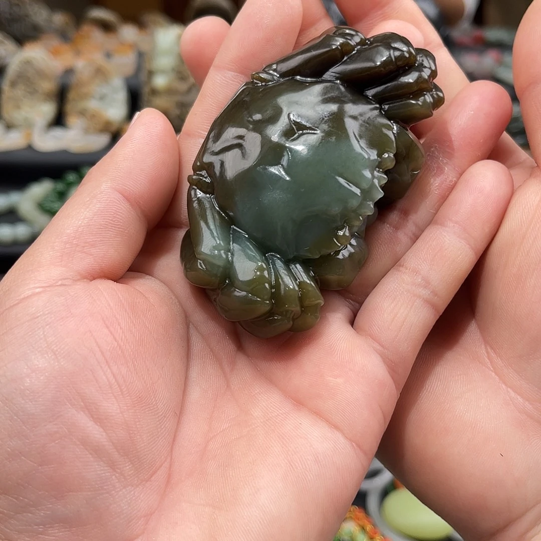 和田玉未镶嵌摆件