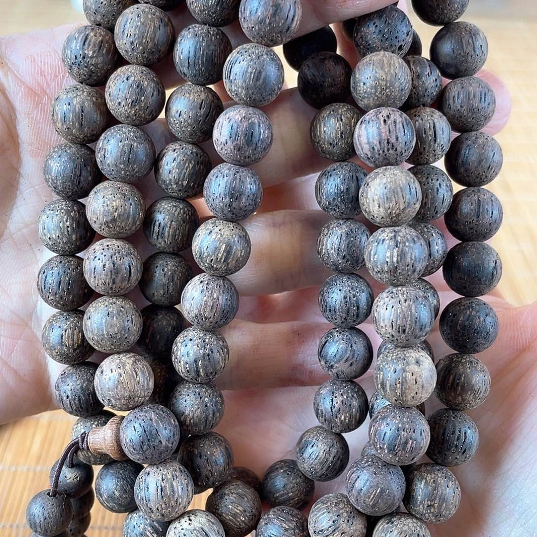 降真香手串/手链1.0/108老东枝纯麝香莺歌绿棋楠