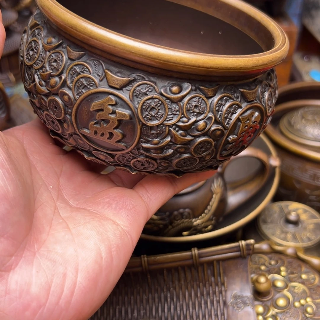 精美铜器，点击下单