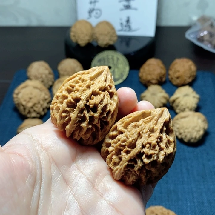 桃核吊坠赛*文圣火令核桃36