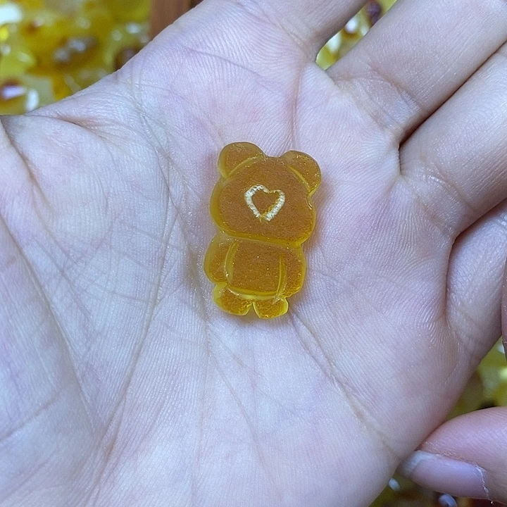 吊坠橄榄核原皮小熊58
