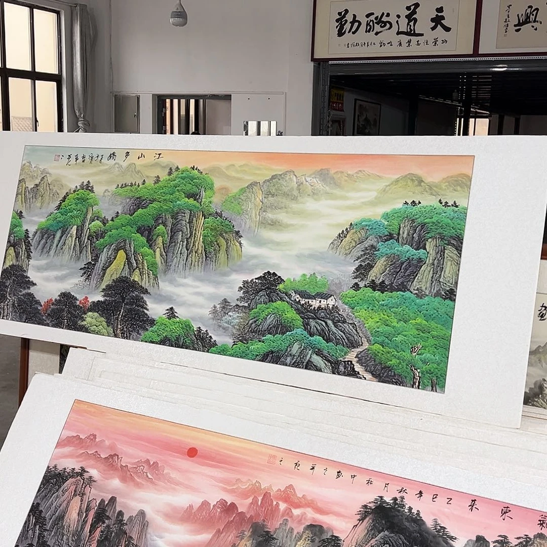 李***6国画手绘保证假一罚万