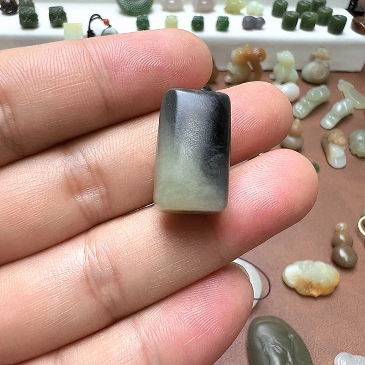 未镶嵌和田玉珠宝半成品浮**梦