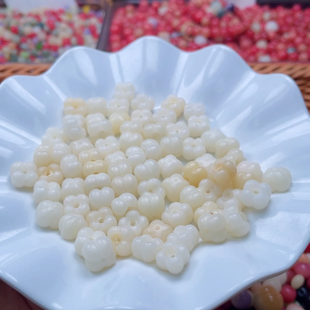 白玉菩提吊坠a12mm/22颗白桂花