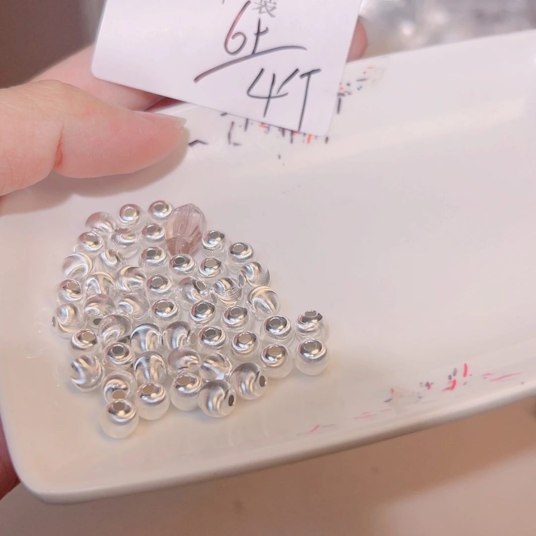 水晶珠宝半成品银S925镶嵌107