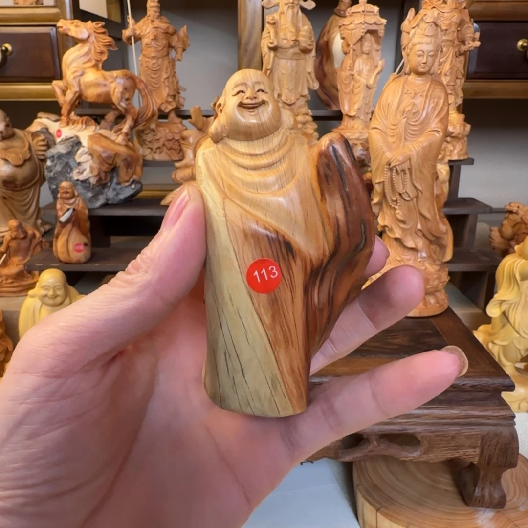 崖柏小木匠艺雕一物一拍