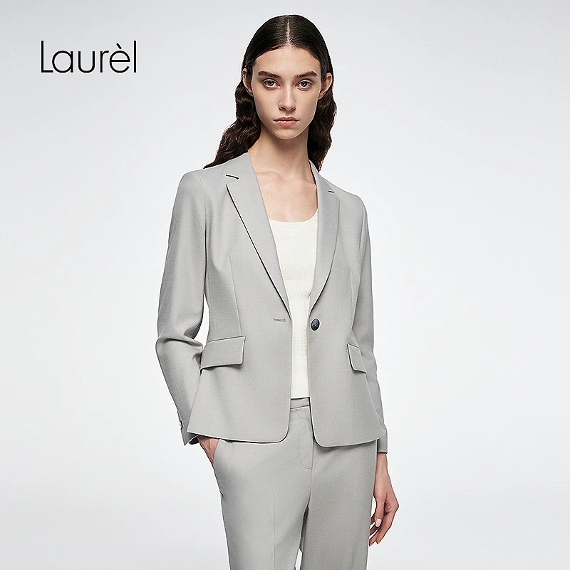 Laurel劳芮25秋新款立裁收腰西装LWL363T01700
