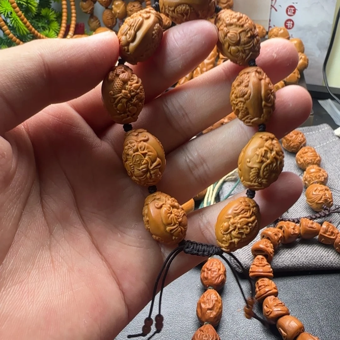 手串/手链橄榄核龙财