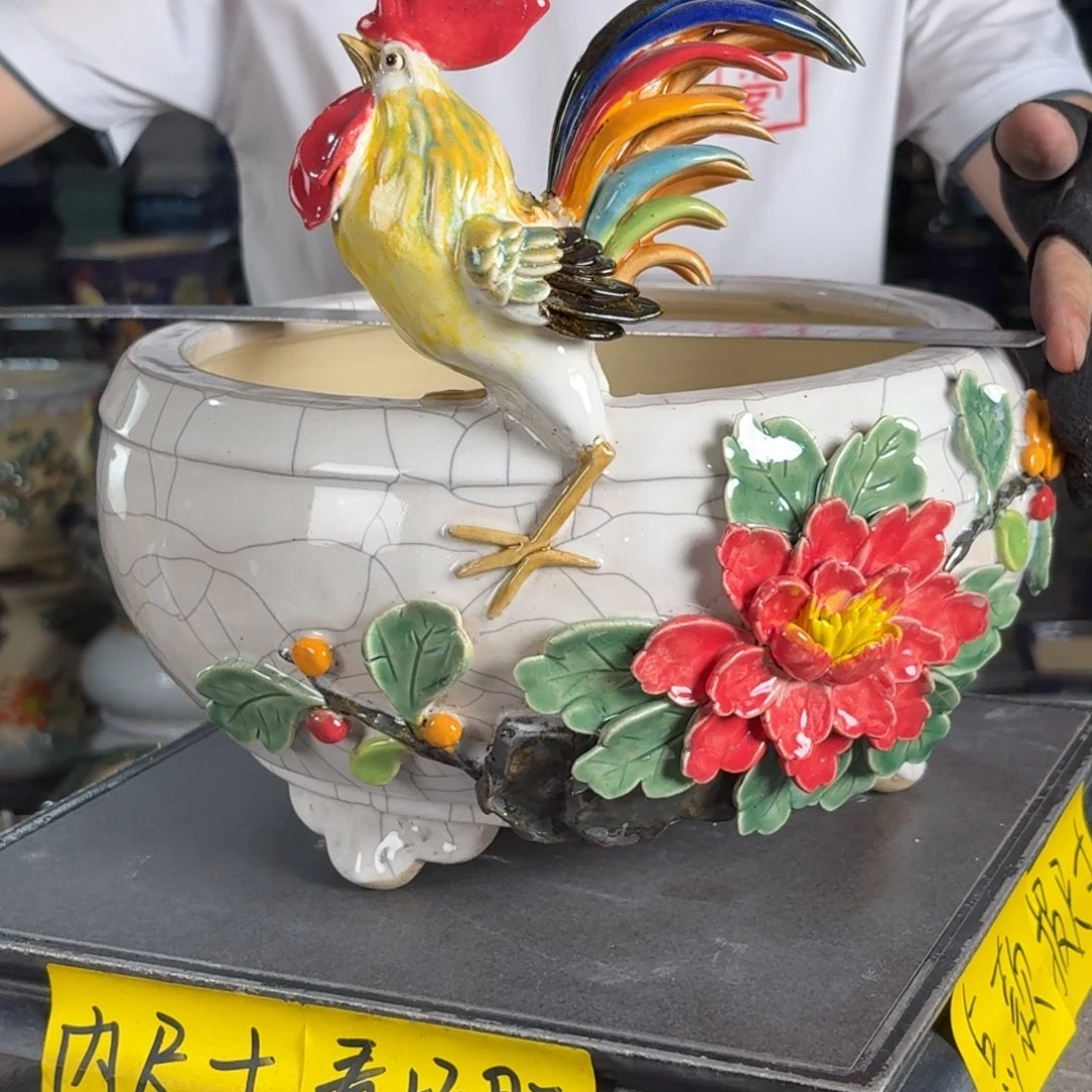 一风堂石湾花盆 内22*10