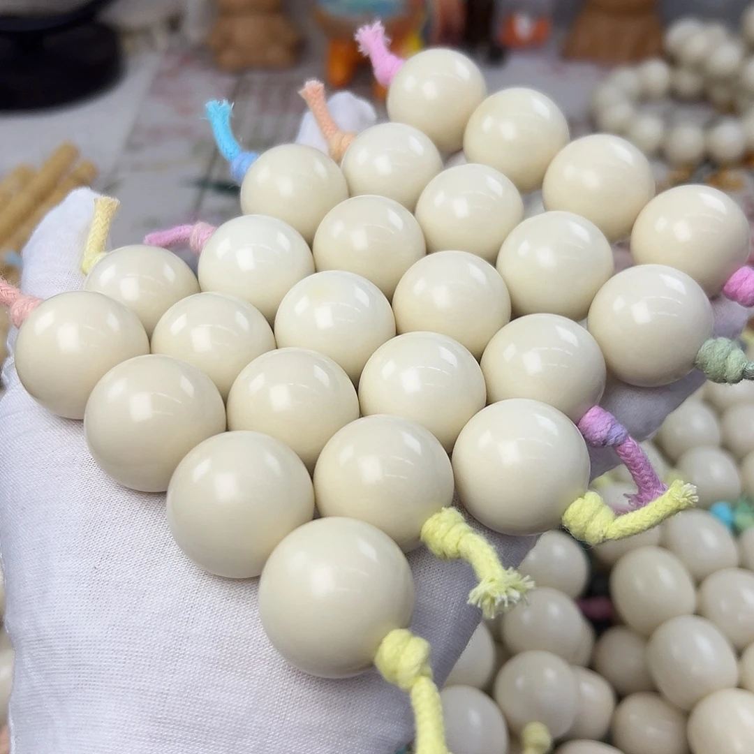 吊坠菩提根/象牙果24干磨牙果圆珠糖葫芦
