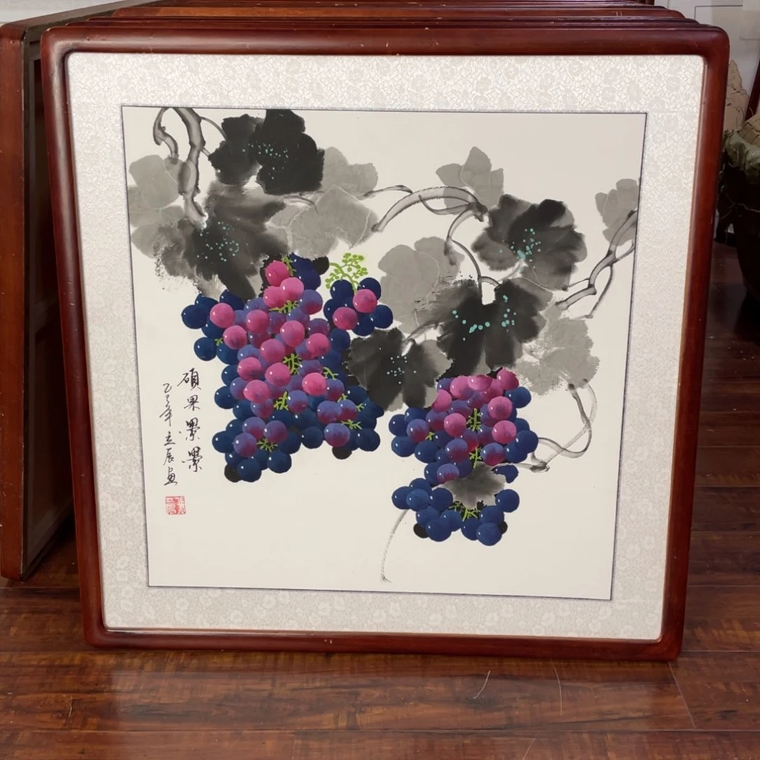 国画带框尺寸63*63厘米