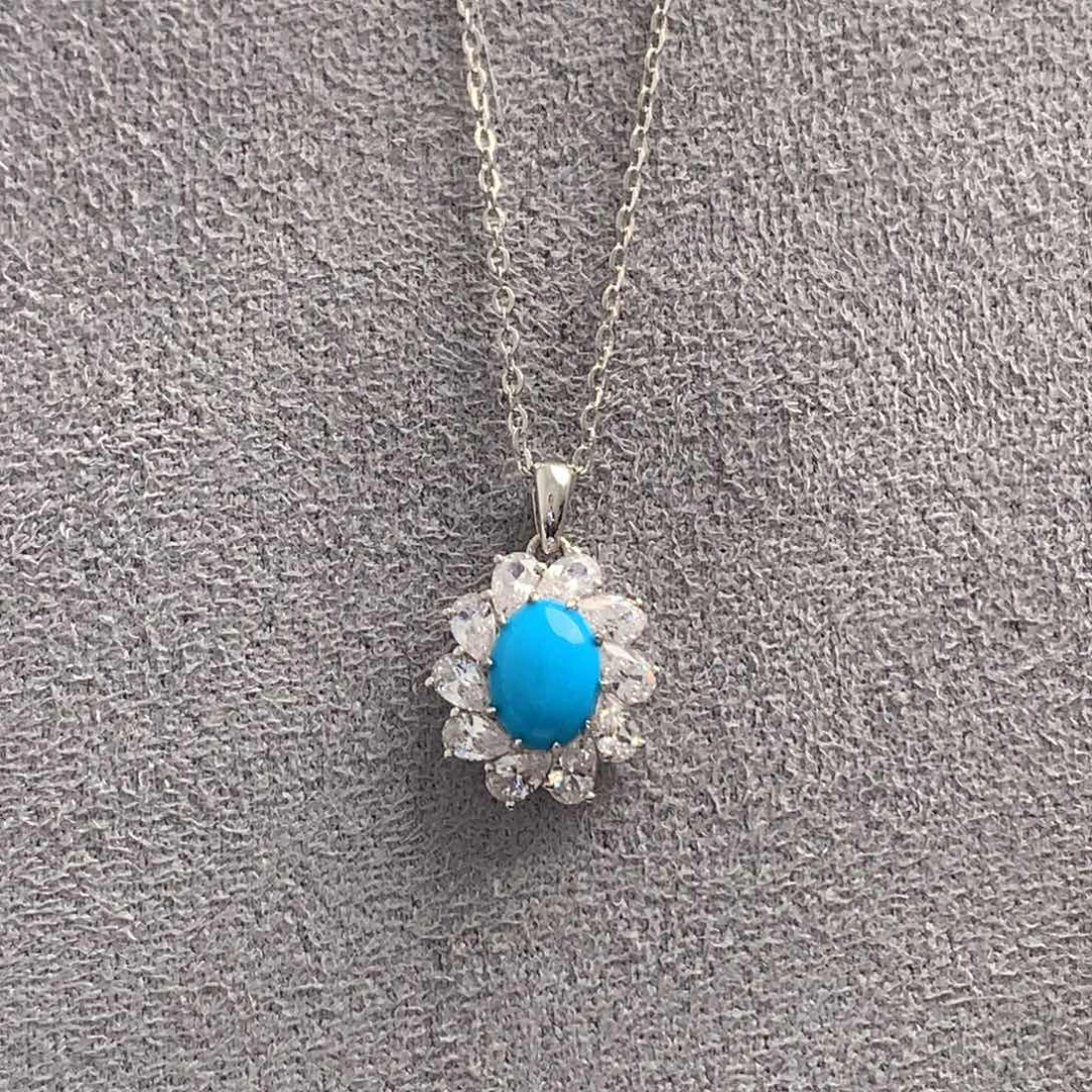 未镶嵌绿松石项链