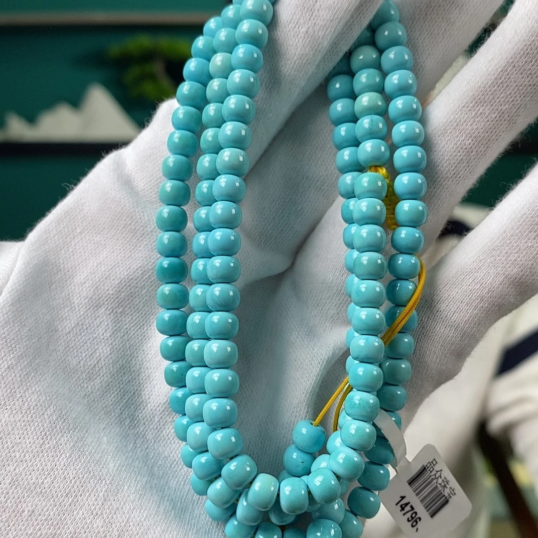 绿松石未镶嵌珠宝奇石卡6.3