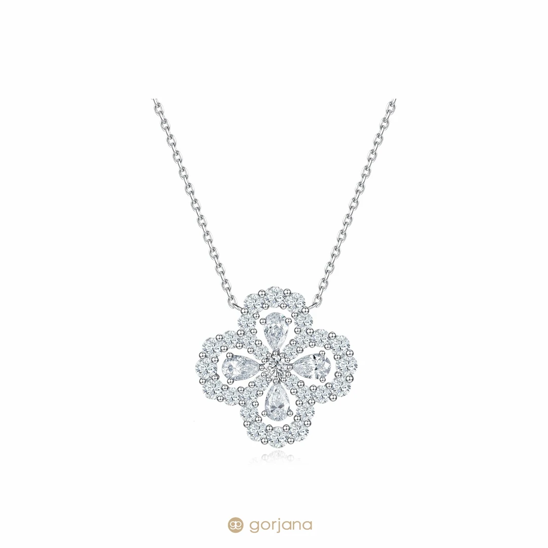 GORJANA 铜合金吊坠 「gorjana」四叶草幸运草经典气质百搭欧美轻奢