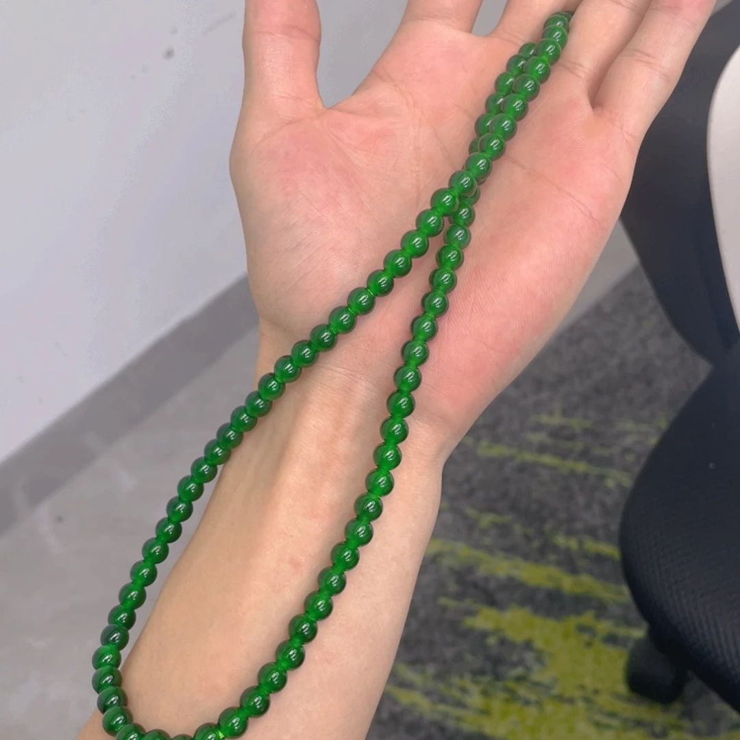 翡翠未镶嵌项链天然翡翠